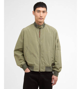 Barbour internationaltil mænd. MCA1103 Fenton-jakke grøn (XL), Casual, Polyester