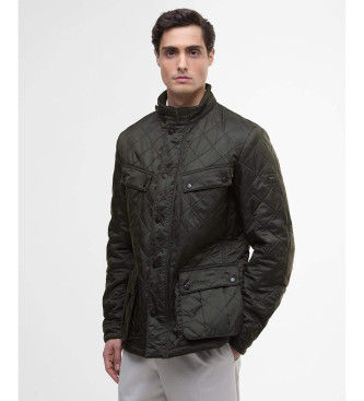 Barbour internationaltil mænd. MQU0365 Mørkebrun grøn Ariel-jakke (L), Casual, Polyester