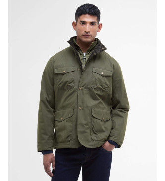 Barbourtil mænd. MWB1086 Ogston vandtæt jakke grøn (M), Casual, Bomuld