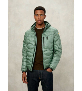 Blauertil mænd. 26SBLUC03177 Wave Jacket grøn (L), Casual, Polyester