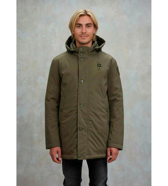 Blauertil mænd. 25WBLUK03142 Chester parka med hætte, grøn (XL), Casual, Polyester