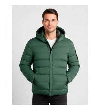 BOSStil mænd. 50551893 Riplite grøn frakke (S), Casual, Polyester