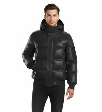 BOSStil mænd. 50544323 Bomber Hysolte sort (L), Casual, Polyester