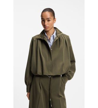 BOSStil kvinder. 50563118 Jolea jakke olivengrøn (34), Casual, Polyester
