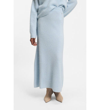 BOSStil kvinder. 50548955 Nederdel Fici lyseblå (S), Casual, Grøn, Polyester, Korte ærmer