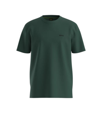BOSStil mænd. 50506373 Camiseta Detalje grøn (L), Casual, Bomuld, Korte ærmer