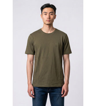 BOSStil mænd. 50508584 Tales grøn T-shirt (L), Casual, Bomuld, Korte ærmer