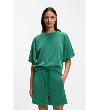 BOSStil kvinder. 50556383 Sweatshirt Etami grøn (M), Casual, Modal