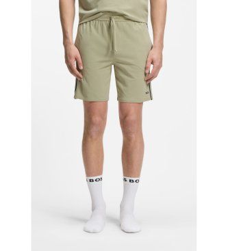 BOSStil mænd. 50566956 Shorts Unique grøn (S), Afslappet, Bomuld