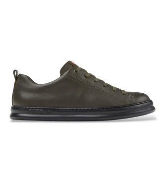 Campertil mænd. K100226-165 Sneakers aus Leder Runner Four grün (43), Læder, Fast, Ingen, Casual, Grøn