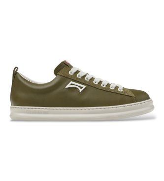 Campertil mænd. K101052-012 Sneaker aus Leder Runner Four grün (41), Læder, Fast, Blonder, Casual, Grøn