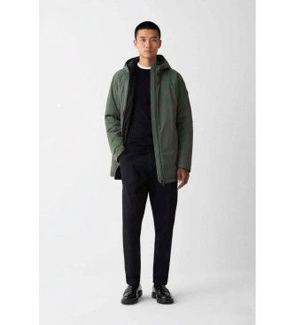Colmartil mænd. 1129 Lang grøn elastisk jakke (46), Casual, Polyester