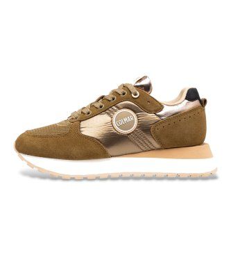 Colmartil kvinder. TRAVIS-A Travis Authentic ruskindssneakers i kaki (38), Læder, Brun, 3-5 cm, Blonder, Casual, Grøn