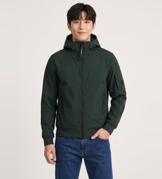 C.P. Companytil mænd. 21CMOW701A006097A Grøn soft shell jakke (XL), Casual, Polyester