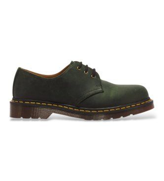 Dr Martensunisex. 11838300 Læder loafers 1461 Dms grøn (37), Fast, Blonder, Casual