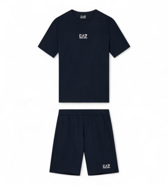 EA7til drenge. 7B000294_AF10378 Core Identity Boy marineblå sæt (14años= 164cm), Casual, Sport, Grøn, Bomuld, Sportstøj, Multisport, børnetø