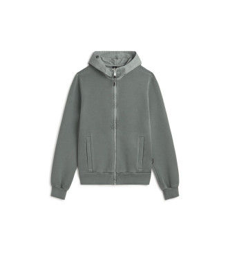 ECOALFtil mænd. MCMGAHYDYLAN0303S26-125 Dylan Hybrid sweatshirt grøn (S), Casual, Genanvendt polister, Bæredygtig