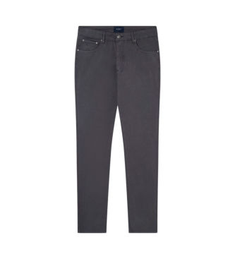 Hackett Londontil mænd. HM212491 Trinity Fit Regular Bukser sort (32/32), Casual, Bomuld