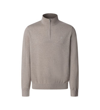 Hackett Londontil mænd. HM7000117 Jumper Ess beige (S), Bomuld, Klassisk