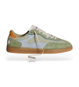 HOFFtil kvinder. 12519009 Park Læder Sneakers Grøn (42), Fast, Blonder, Casual