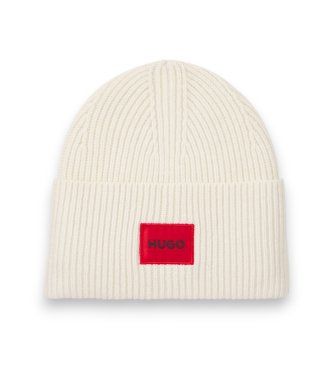 HUGOtil kvinder. 50502579 Saffa hue i hvid (OSFA), Casual, Bomuld