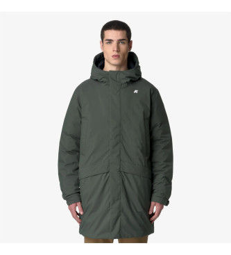 K-waytil mænd. K8133FW Jakke Jarno Twill Marmotta grøn (S), Casual, Polyuretan