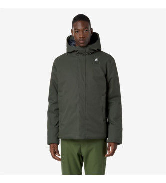 K-waytil mænd. K8133DW Jakke Jacko Twill Marmotta grøn (XXL), Casual, Polyester