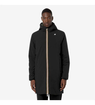 K-waytil mænd. K6128WW Vendbar jakke Jacob sort, grøn (S), Casual, Polyester
