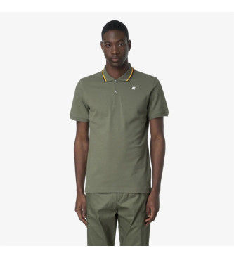 K-waytil mænd. K1125DW Jud grøn polo shirt (XL), Casual, Bomuld, Korte ærmer