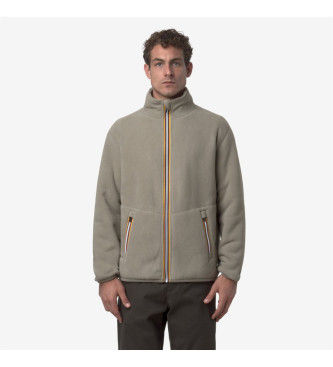 K-waytil mænd. K3132PW Pascal Sherpa Vendbar fleece grøn (XXL), Casual, Polyester
