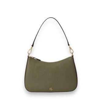 Lauren Ralph Laurentil kvinder. 431883768060 Danni medium grøn lædertaske (OSFA), Casual, Klassisk