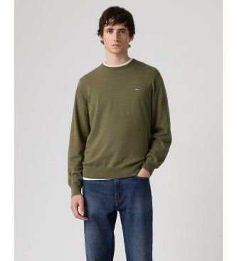 Levi'stil mænd. A7207-0049 Jersey Lightweight grøn (L), Casual, Bomuld, Lange ærmer
