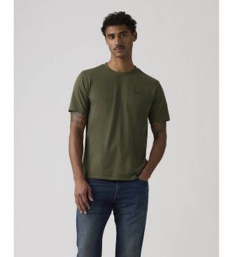 Levi'stil mænd. 005GX-0011 Grøn Original T-shirt (S), Casual, Bomuld, Korte ærmer