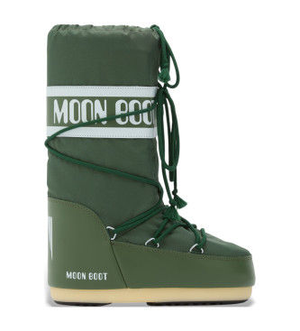 Moon Bootunisex. 80D1400440 Icon nylonstøvler grøn (39/41), Fast, Blonder, Casual