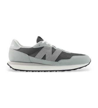 New Balancetil mænd. M237V1_LI Træningssko 237 grøn (44), Fast, Ruskind, Blonder, Casual