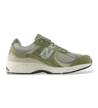 New Balancetil kvinder. U2002RV1 Grønne lædersko 2002R (38.5), Fast, Ruskind, Blonder, Casual