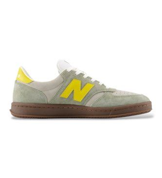 New Balanceunisex. CT500V1 T500 lædersko, grønne (39.5), Fast, Nubuck, Blonder, Casual