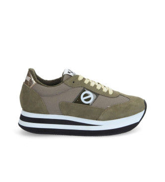 NO NAMEtil kvinder. KNIMKNI Træningssko Flex Jogger grøn (41), 1-3 cm, Blonder, Casual, Genanvendt polyester