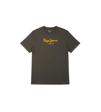 Pepe Jeanstil mænd. PM5010178 Eggo N T-shirt grøn (M), Casual, Bomuld, Korte ærmer