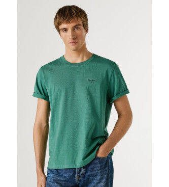 Pepe Jeanstil mænd. PM508664 Jacko T-shirt grøn (S), Casual, Bomuld, Korte ærmer