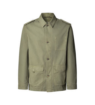 Pepe Jeanstil mænd. PM4027266 Surat jakke grøn (L), Casual, Bomuld