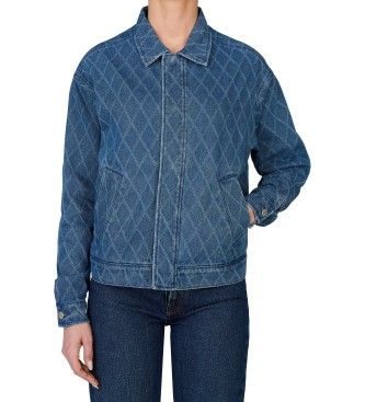 Pepe Jeanstil kvinder. PL402414 Joleen-jakke blå (XS), Casual, Bomuld, Bæredygtig