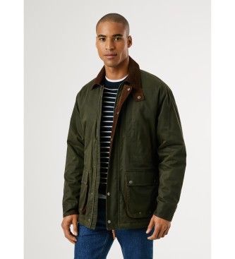Pepe Jeanstil mænd. PM4027181 Jakke Joseph grøn (S), Casual, Bomuld