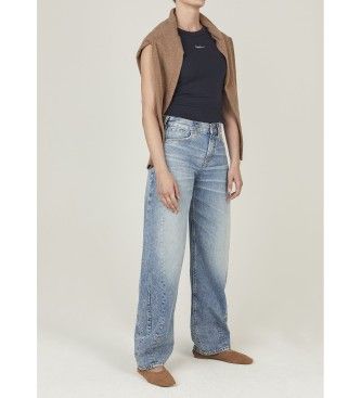 Pepe Jeanstil kvinder. PL2051028 Jeans Loose Bow blå (32/32), Casual, Bomuld, Denim