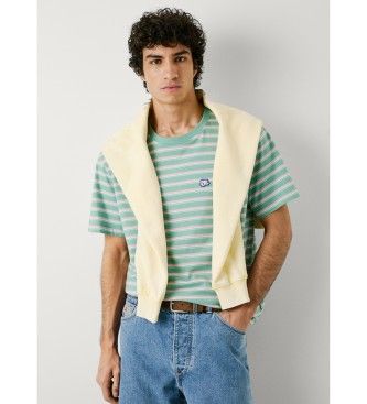 Pepe Jeanstil mænd. PM509963 Tark grøn t-shirt (XL), Blå, Casual, Bomuld, Korte ærmer