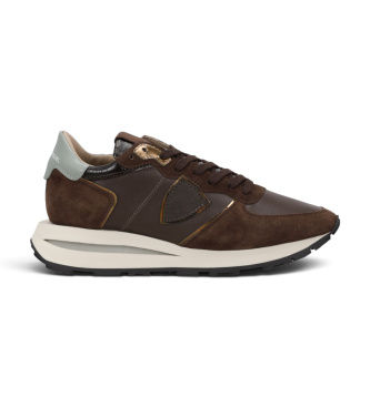 Philippe Modeltil kvinder. TKLD Sneakers i skind Tropez Haute Low brun (39), Læder, 3-5 cm, Blonder, Casual