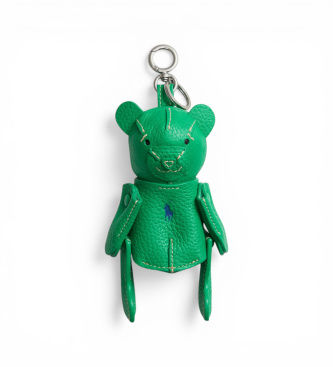 Polo Ralph Laurentil kvinder. 427P13276008 Bjørn grøn taske charm (OSFA), Casual, Læder