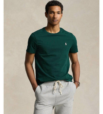 Polo Ralph Laurentil mænd. 710671438422 T-shirt ærme grøn (S), Casual, Bomuld, Korte ærmer