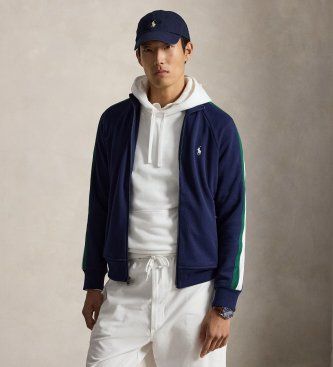 Polo Ralph Laurentil mænd. 710B20430001 Jakke Bandas marineblå (M), Casual, Sport, Bomuld, Multisport