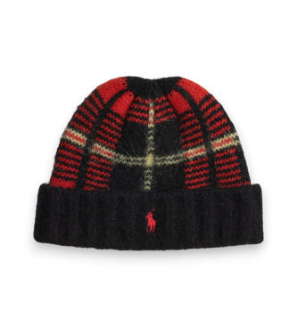 Polo Ralph Laurentil mænd. 449P20228001 Rødternet hue (OSFA), Bomuld, Klassisk